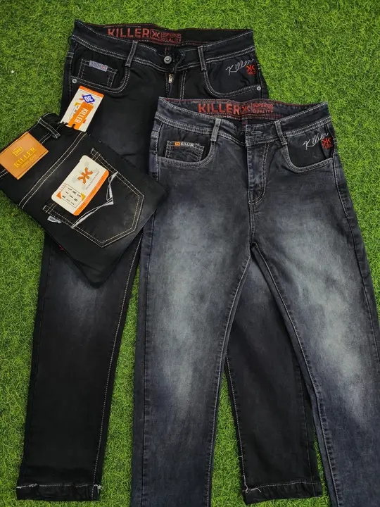 Cotton by cotton power Lycra oddy colour size 28-34 uploaded by BRIGHT CRYSTAL JEANS on 9/1/2023