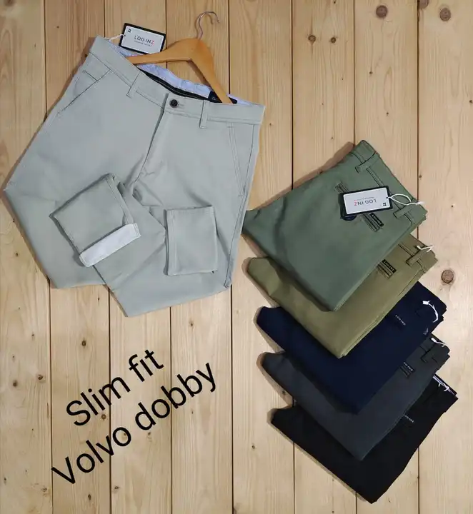 Brand: LOGINZ      Moq - 45 Fabric - Volvo Doddy SLIM FIT,  Colour - 6×7 Size - 30 to 38  uploaded by business on 9/1/2023