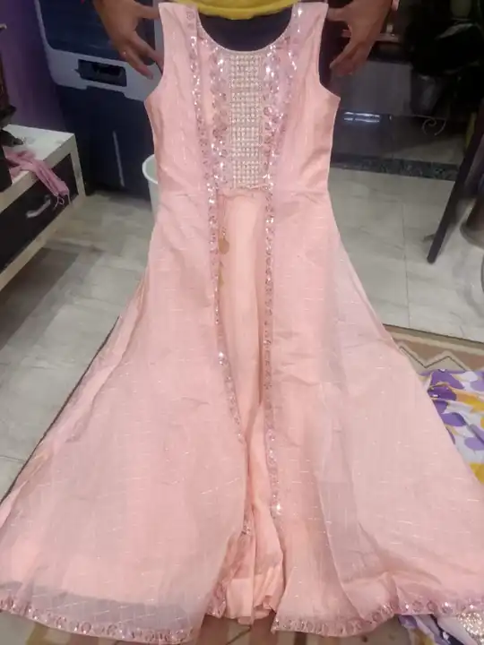 Chanderi gown  uploaded by business on 9/1/2023