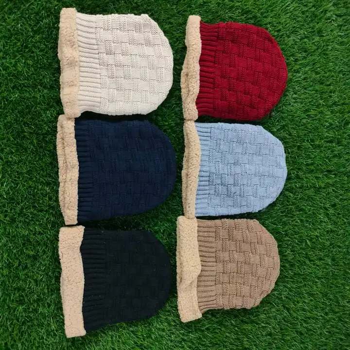 Post image Hey! Checkout my new product called
Woolen cap Sardi ki topi  winter cap nack set new grils scarf mans women .
