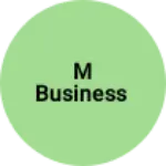 Business logo of M business