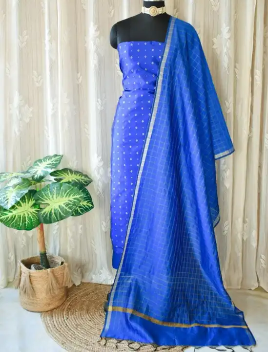 Banarasi Cotton Silk Suits uploaded by REGALIA WEAVERS ENTERPRISES on 9/1/2023