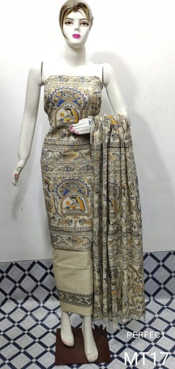 COTTON KHADI MADHUBANI PRINT SUIT  uploaded by S.N.COLLECTIONS  on 9/1/2023