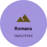 Business logo of Romana