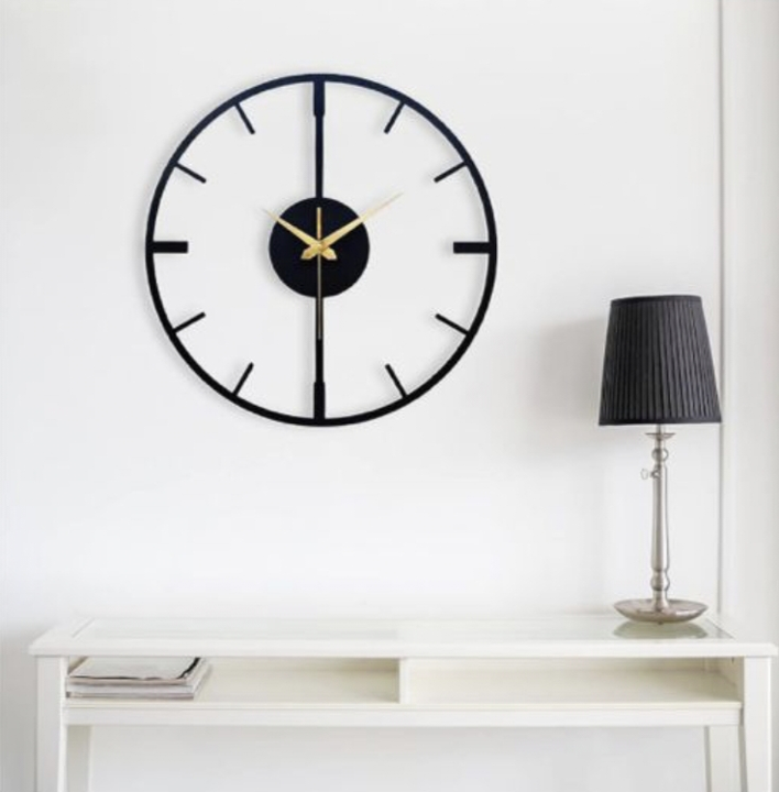 Morden Meatl Wall Clock  uploaded by Ticoms & company  on 9/1/2023