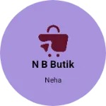 Business logo of N B butik