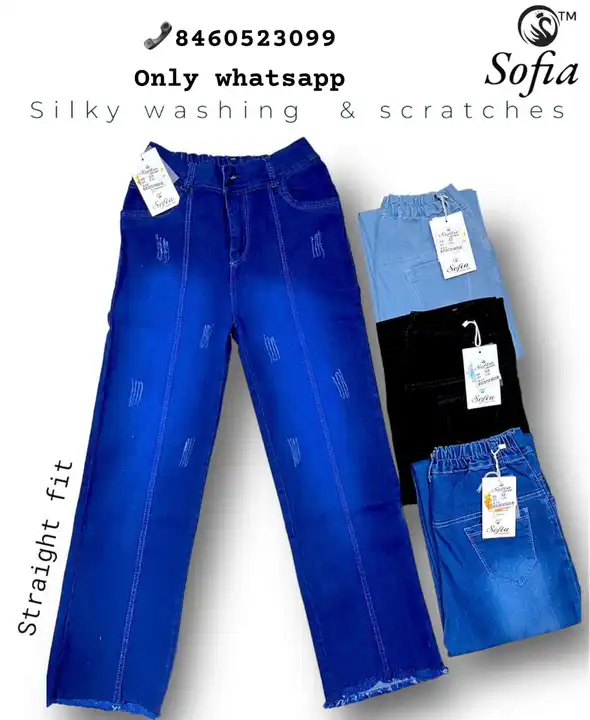 Scretch jeans silky uploaded by SOFIA ladies jeans & tshirts on 9/1/2023