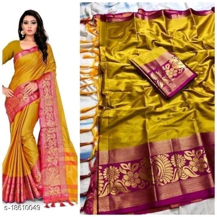 Cotton silk saree uploaded by business on 3/20/2021