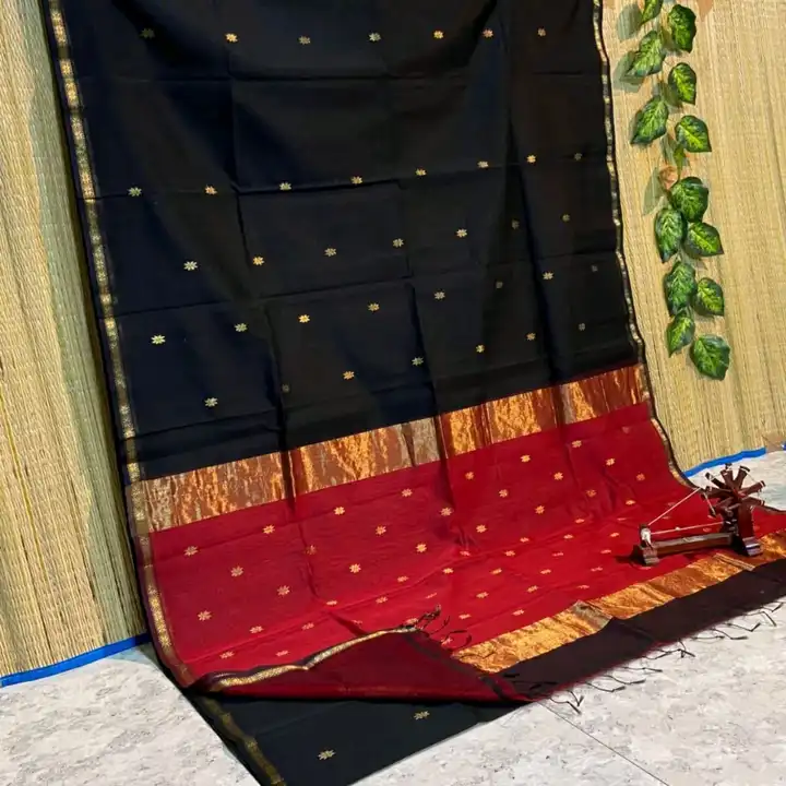 *Maheshwari special*

*New exclusive design Cotton silk butta maheswari  saree  uploaded by Maa saree textile on 9/2/2023
