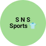 Business logo of S n s sports 👕