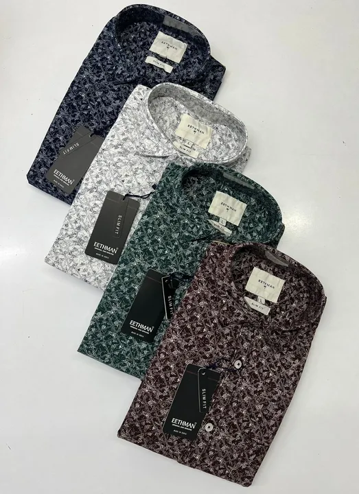 *💯% Original Branded Men’s Premium Twill Cotton Printed Full Sleeves Shirts*

Brand:*EETHMAN®️[O.G] uploaded by CR Clothing Co.  on 9/2/2023