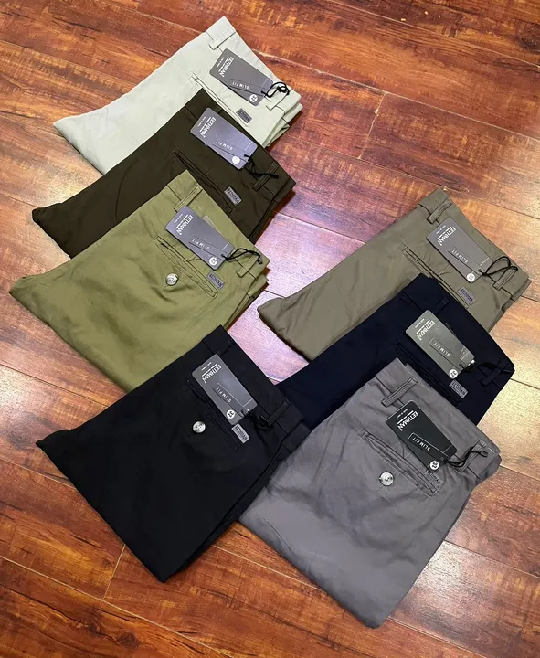 *💯% MEN’S BRANDED PREMIUM QUALITY COTTON CHINOS*

Brand: *EETHMAN®️ [O.G]* 
Fabric: Arvindh Mills C uploaded by CR Clothing Co.  on 9/2/2023