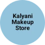 Business logo of Kalyani makeup store