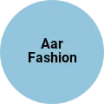 Business logo of AAR fashion