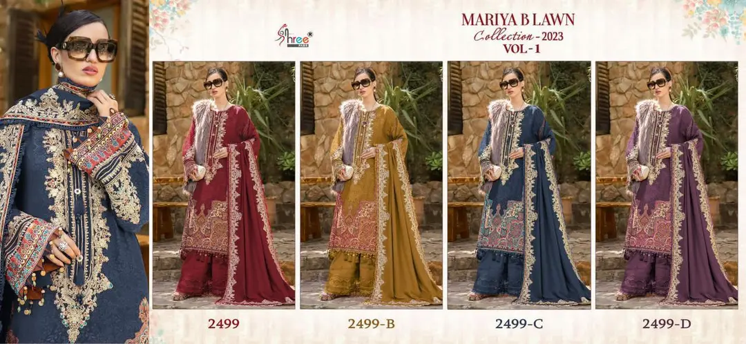 MARIYA B LAWN COLLECTION. 23
Vol-1 HIT

Top pure cotton print with exclusive embroidery uploaded by Ayush fashion on 9/2/2023