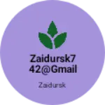 Business logo of zaidursk742@gmail.com