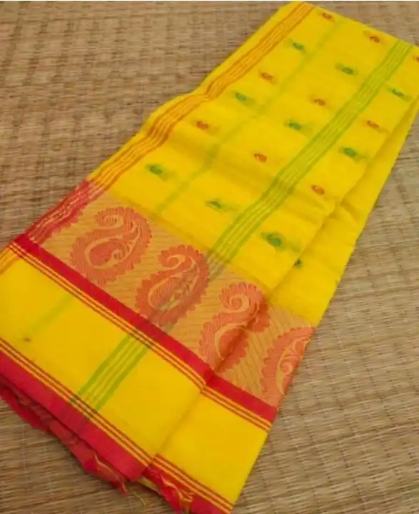 Handloom Tant cotton saree  uploaded by Sujata saree cantre on 9/2/2023
