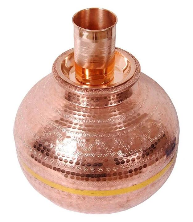 Copper water matka  uploaded by business on 9/3/2023