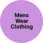 Business logo of Mens wear clothing