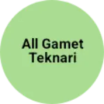 Business logo of All gamet teknari
