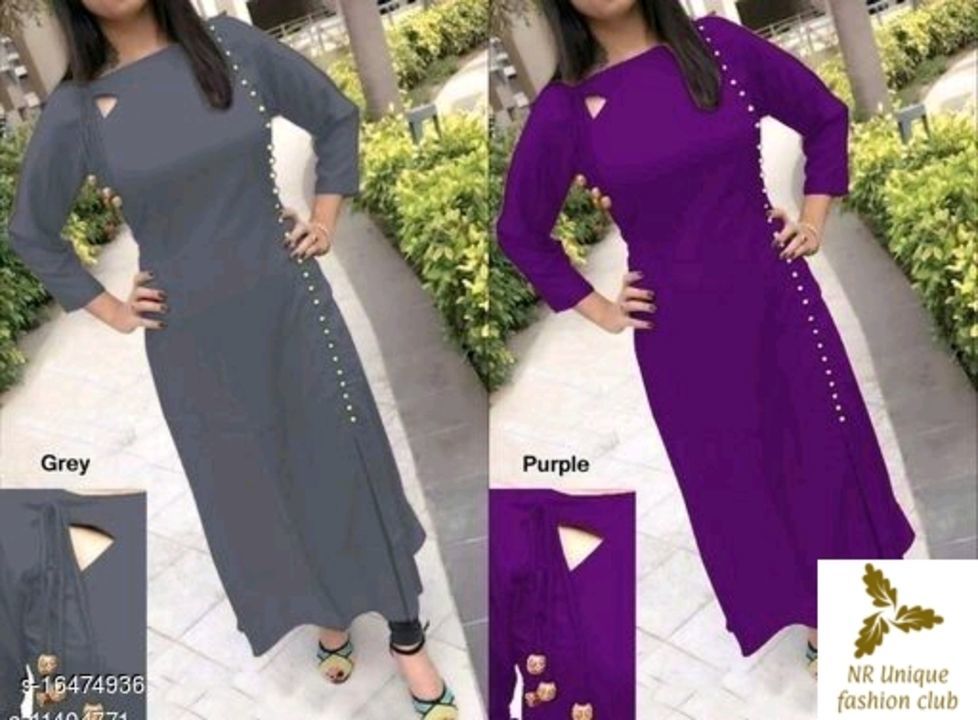 Combo of 2 Rayon Kurtis uploaded by business on 3/20/2021