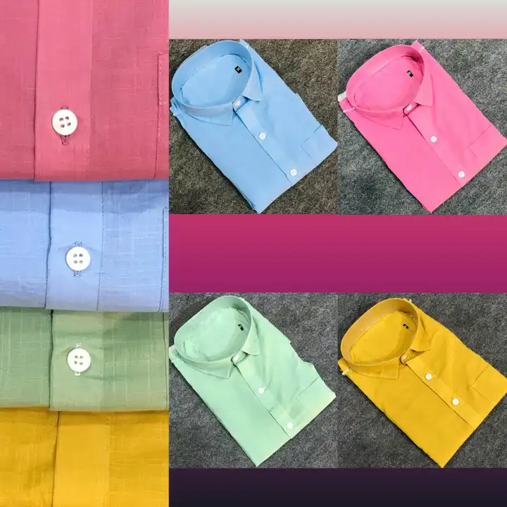 Cotton Plain Shirts / Cod Available / Starting Price  uploaded by business on 9/3/2023