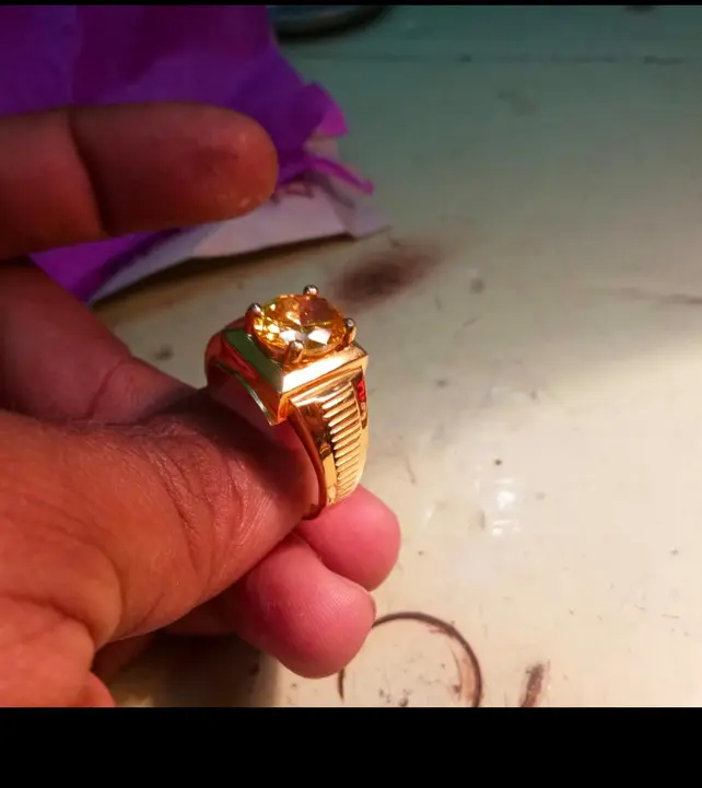 Gents gold ring  uploaded by Nepali gems & workshop on 9/3/2023