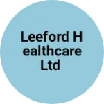 Business logo of Leeford healthcare ltd