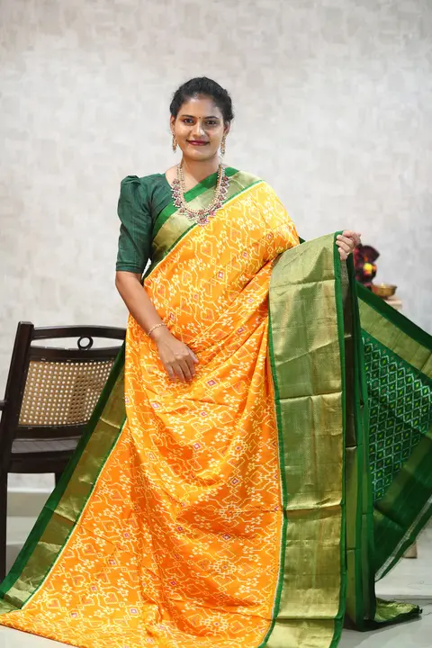 Pochampally ikkat silk sarees uploaded by RR handlooms on 9/3/2023