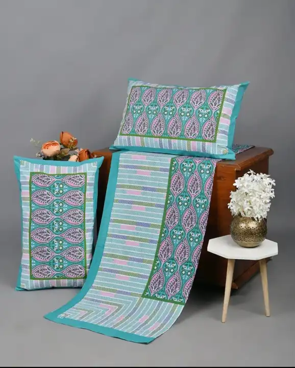 Bagru Handblock Printed Bed linens uploaded by Print Factory Bagru on 9/3/2023