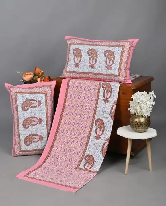 Bagru Handblock Printed Bed linens uploaded by Print Factory Bagru on 9/3/2023