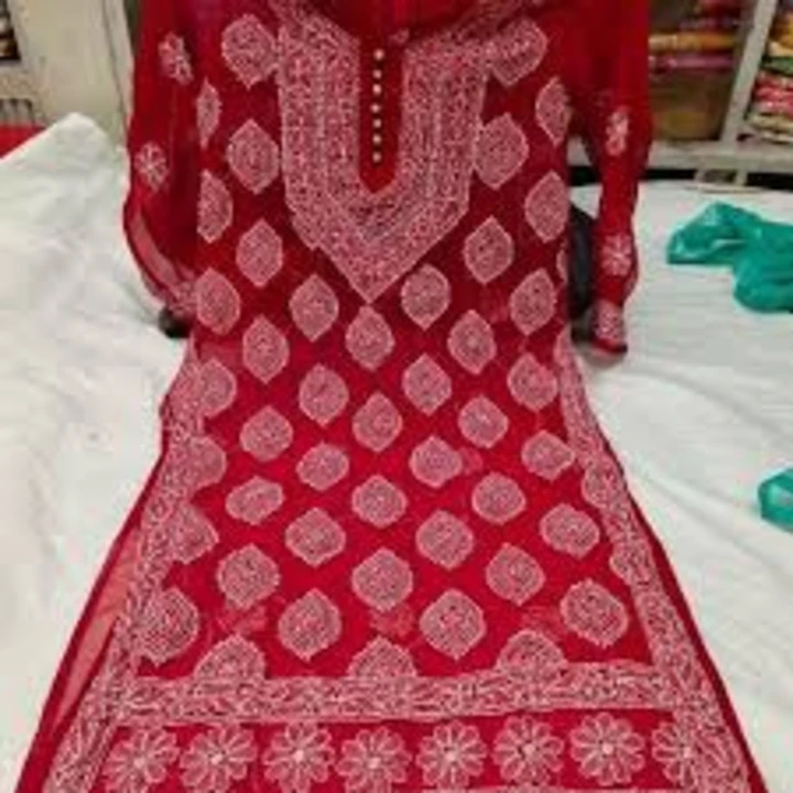 Lucknowi Kurtis with plazoo uploaded by business on 9/3/2023