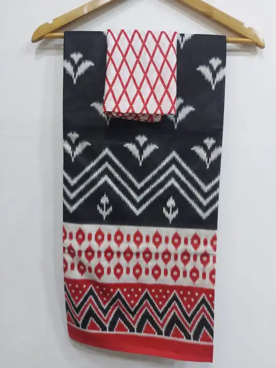 Cotton printed saree  uploaded by business on 9/3/2023