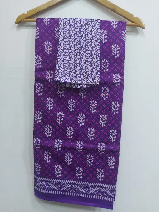 Jaipuri cotton printed saree  uploaded by business on 9/3/2023