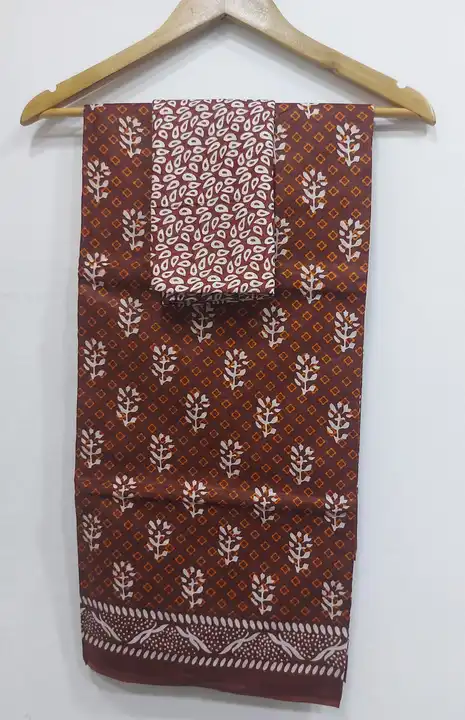 Jaipuri cotton printed saree  uploaded by KRIPEE LIFESTYLE on 9/3/2023