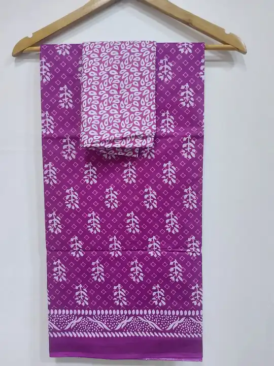 Cotton printed saree  uploaded by business on 9/3/2023