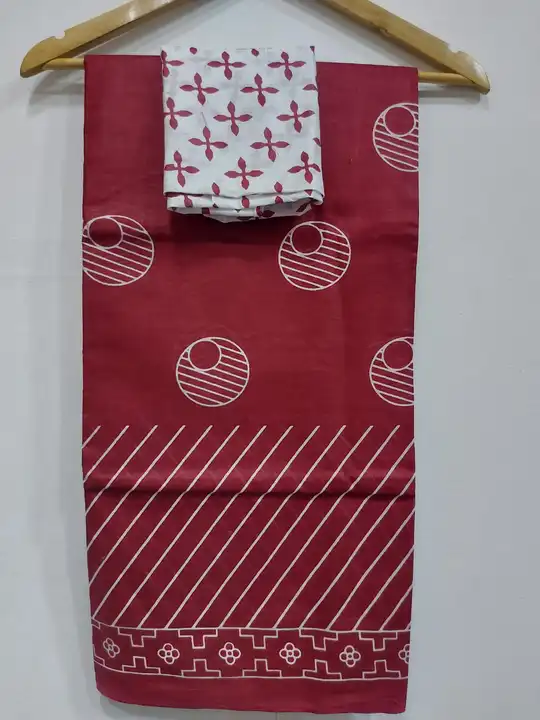 Cotton printed saree  uploaded by KRIPEE LIFESTYLE on 9/3/2023
