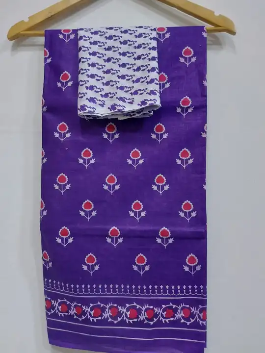 Pure Cotton printed saree  uploaded by KRIPEE LIFESTYLE on 9/3/2023