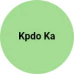 Business logo of Kpdo ka