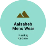 Business logo of AAISAHEB MENS WEAR
