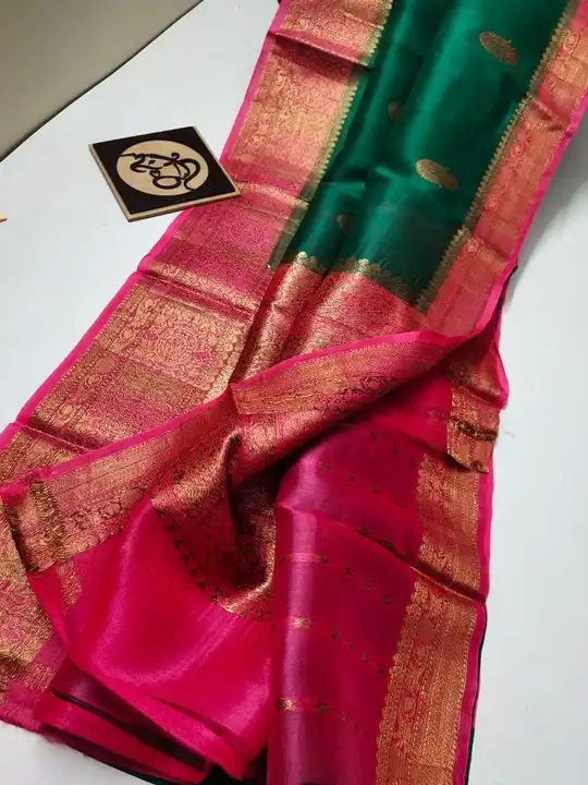 Organza Party wear saree  uploaded by Mks Creations  on 9/4/2023