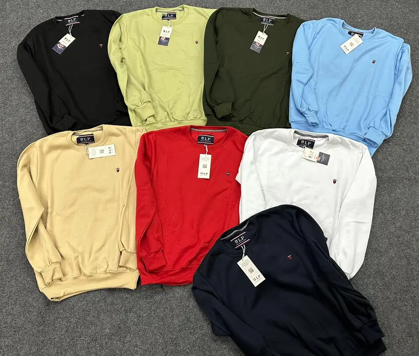 Mens Round Neck Sweatshirt  uploaded by Macbear Garments Pvt.Ltd. on 9/4/2023