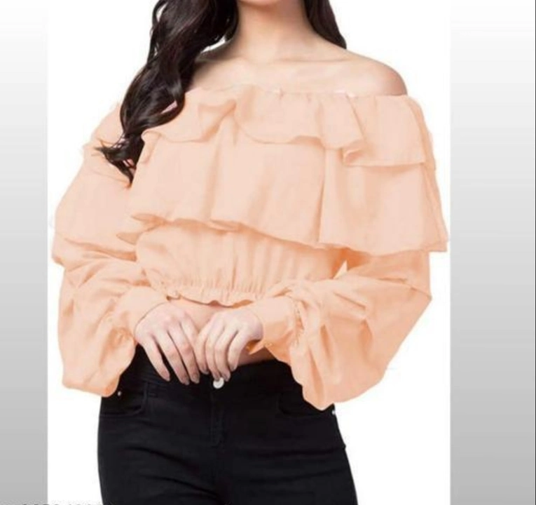RUFFAL SLEEVES TOP FOR WOMEN AND GIRLS uploaded by business on 9/4/2023