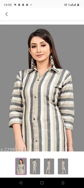 Post image I want 1 pieces of Women's printed khaadi cotton straight kurta at a total order value of 180. I am looking for Fabric khadi cotton same to same product . Please send me price if you have this available.