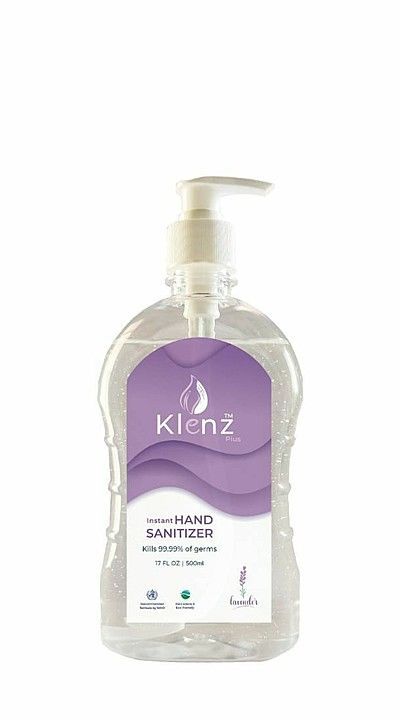 Klenz instant hand Sanitizer - Lavender  uploaded by Greenmile labs private limited  on 7/17/2020