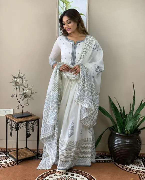 Kurti with pant and dupatta  uploaded by business on 9/4/2023