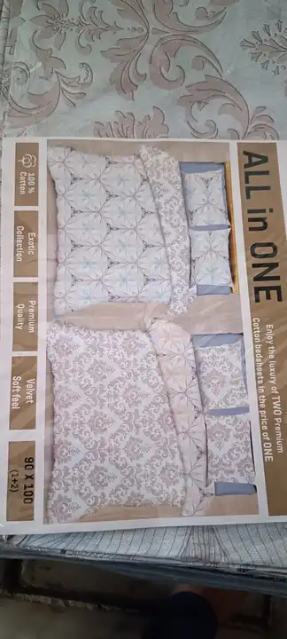 All in one reversible bedsheet uploaded by Shyam Sunder & Co. on 9/4/2023