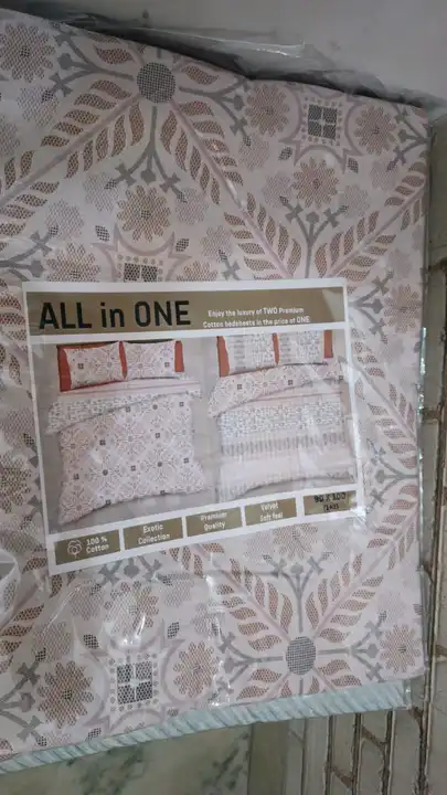 All in one reversible bedsheet uploaded by Shyam Sunder & Co. on 9/4/2023