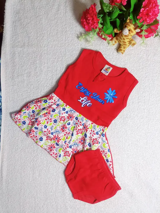 Baby Girl Frock Set 15M uploaded by Kids Wear WA:7348977195 Bangalore  on 9/4/2023