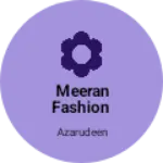 Business logo of MEERAN FASHION
